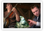 Dave Marsh (left) and Mick Doyle (right) are Ellis Island, an Irish folk music group